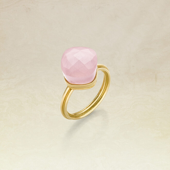 Takara ring rose quartz