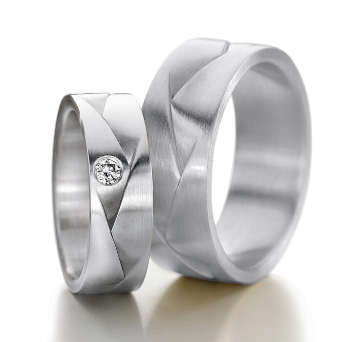 Furrer Jacot Ringpaar 750 WG | 1 Brillant