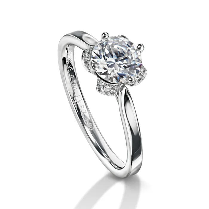 Furrer Jacot Damenring Seraflora 750 Weißgold | 28 Brillanten