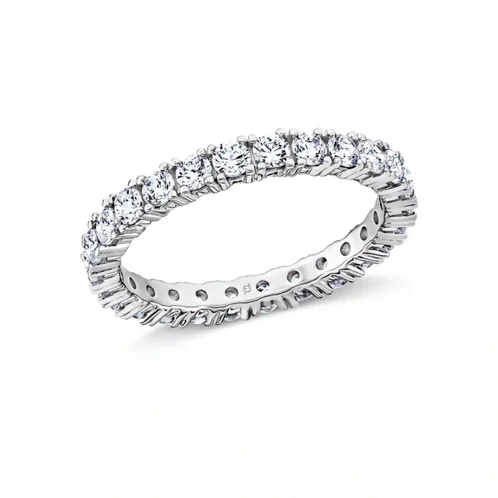 Furrer Jacot Ring 750 Weißgold | Claw Setting, 23 Brillanten 1.38 ct