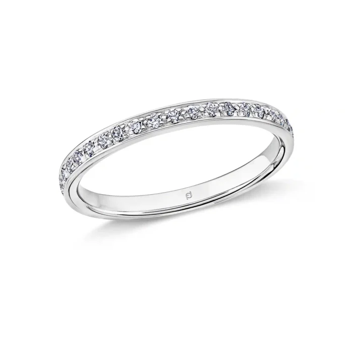 Furrer Jacot Grain Ring 750 Weißgold | 37 Brillanten 0.30 ct